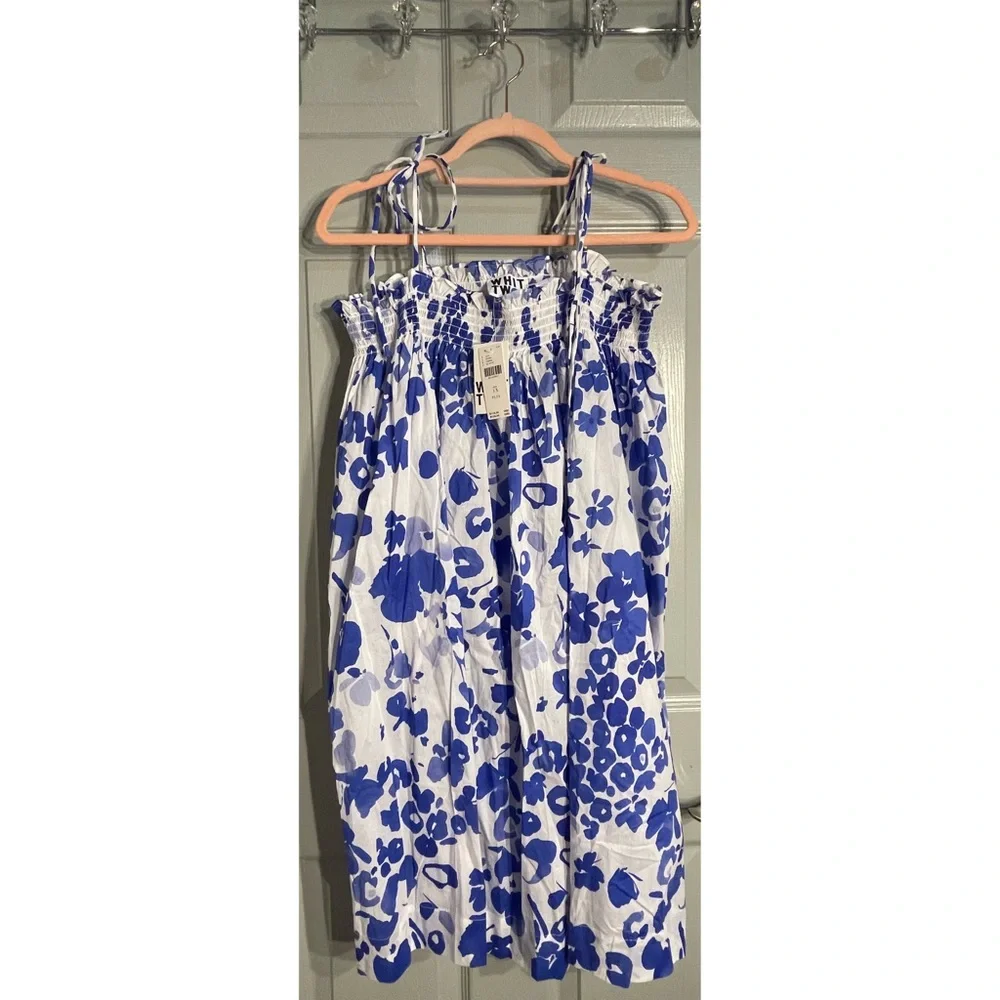 Anthropologie WHIT TWO Floral Mini Sleep Dress NWT SZ 1X - Picture 8 of 16